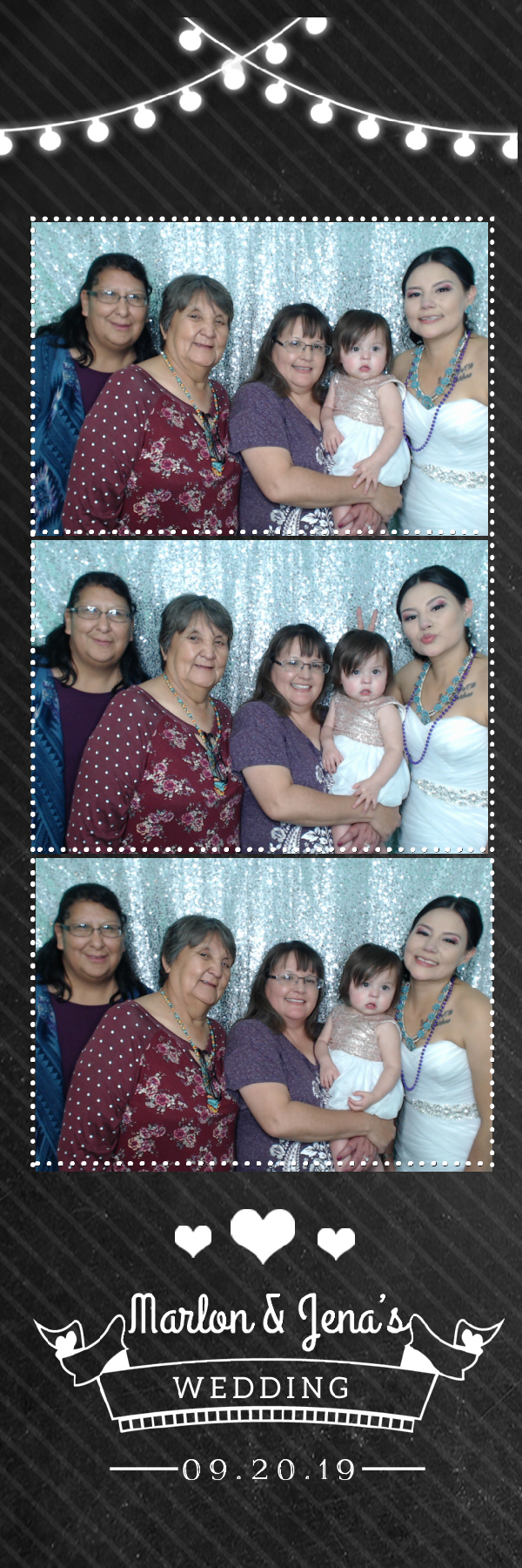 Jena and Marlon's Wedding | View more photos from the event at gallery.photoboothbillings.com/u/PhotoBoothBillings/Jena-and-Marlons-Wedding